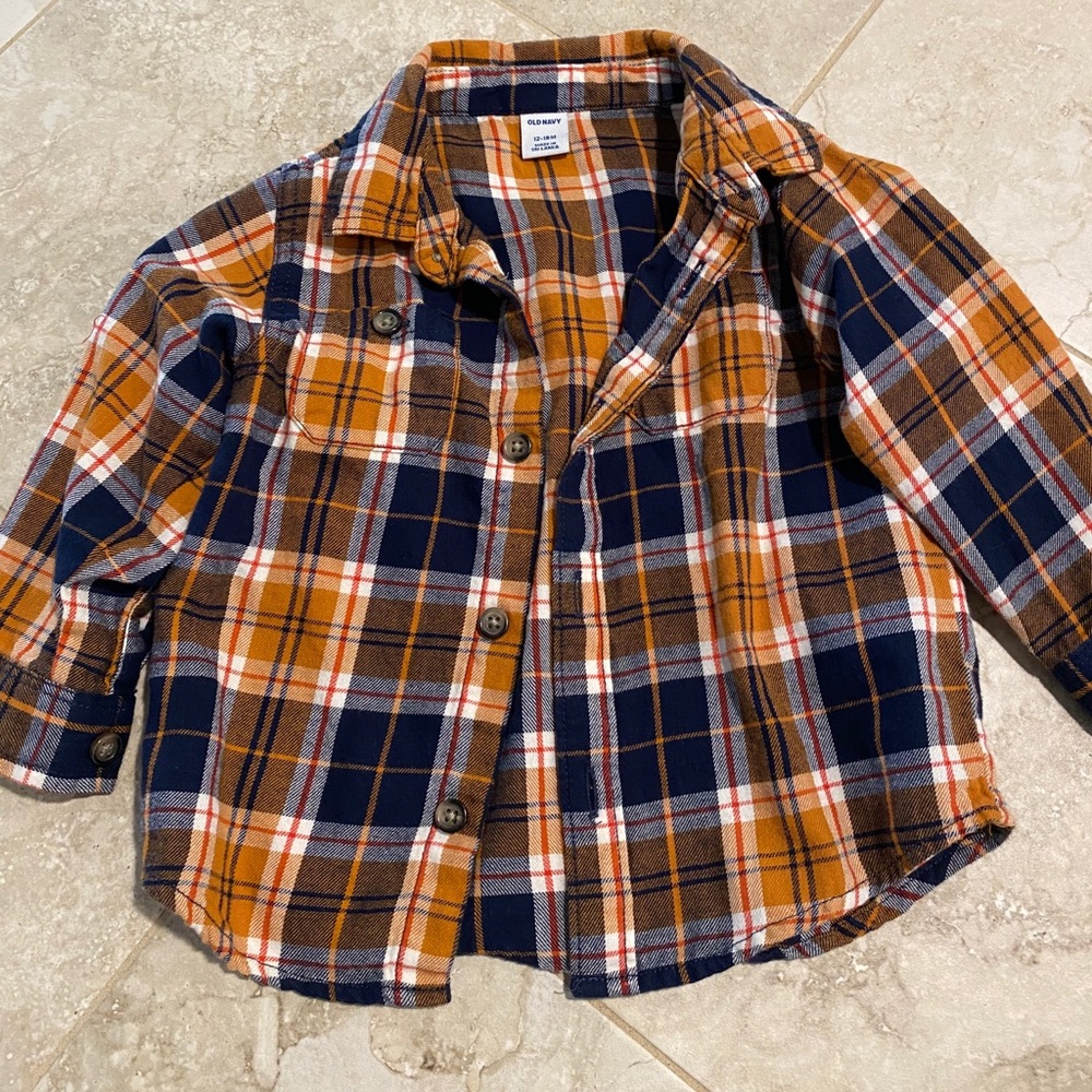 Baby boy flannel